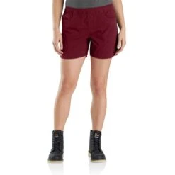 CARHARTT Women's 105266 Force Relaxed Fit Ripstop 5-Pocket Work Short 5 CARHARTT Women's 105266 Force Relaxed Fit Ripstop 5-Pocket Work Short -Fam By Style 2089927 673 alt2