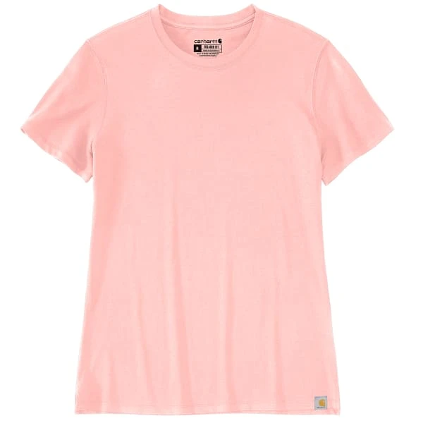 CARHARTT Women's 105740 Relaxed Fit Lightweight Short-Sleeve Crewneck T-Shirt 1 CARHARTT Women's 105740 Relaxed Fit Lightweight Short-Sleeve Crewneck T-Shirt