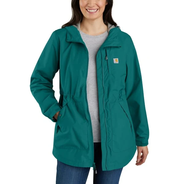 CARHARTT Women's 104221 Rain Defender Relaxed Fit Lightweight Coat 4 CARHARTT Women's 104221 Rain Defender Relaxed Fit Lightweight Coat - Image 4