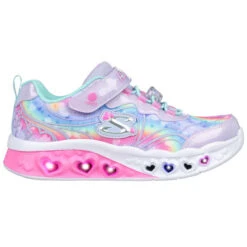 SKECHERS Girls' Flutter Heart Lights - Groovy Swirl Shoes 8 SKECHERS Girls' Flutter Heart Lights - Groovy Swirl Shoes -Fam By Style 2090306 508 alt2